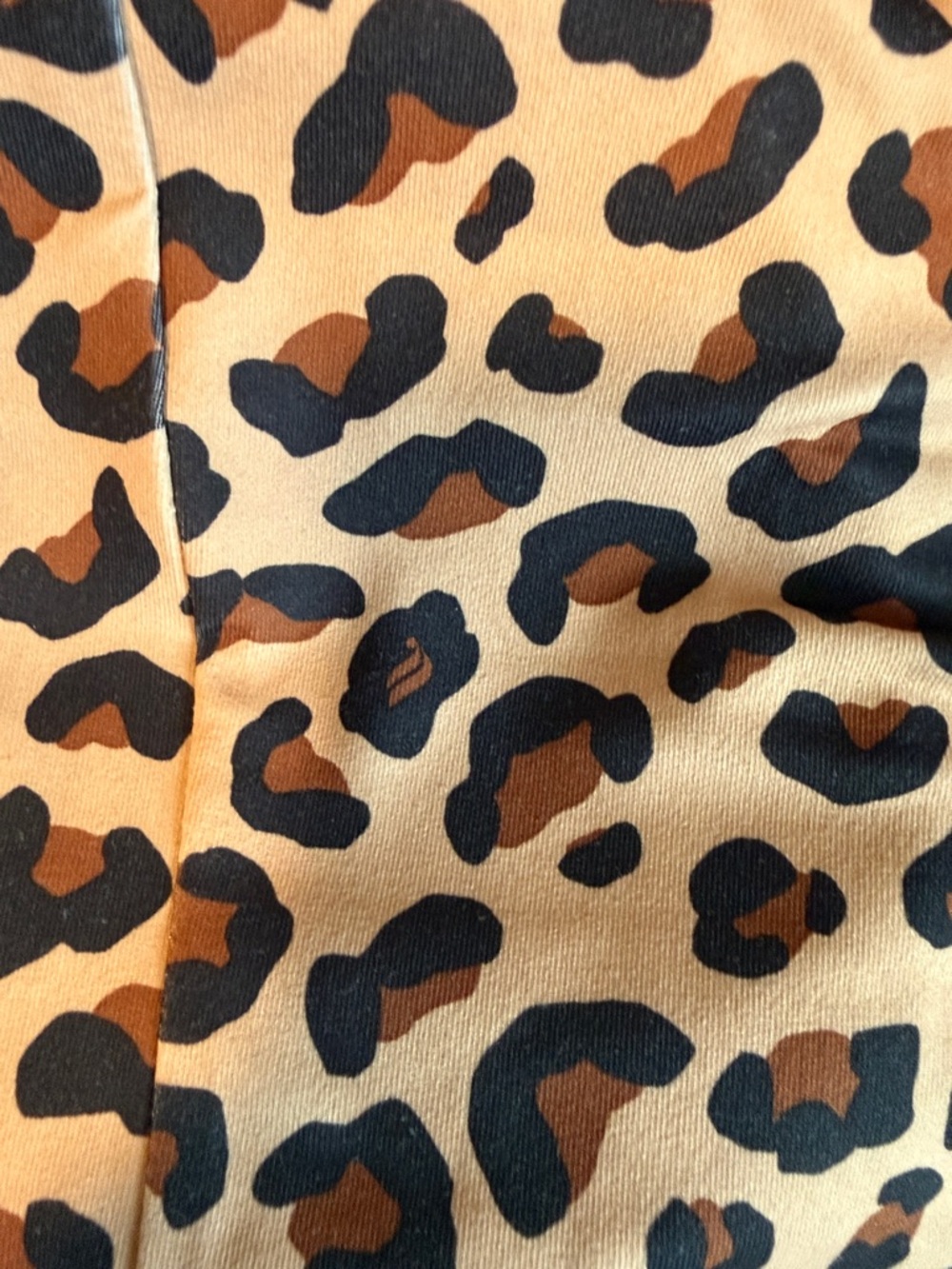 Leopard Print Racerback Fabletics Sports Bra - Picture 2 of 6